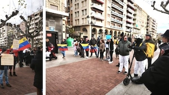 Tensión en Logroño entre manifestantes