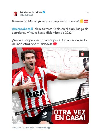 Estudiantes oficializó la contratación de
