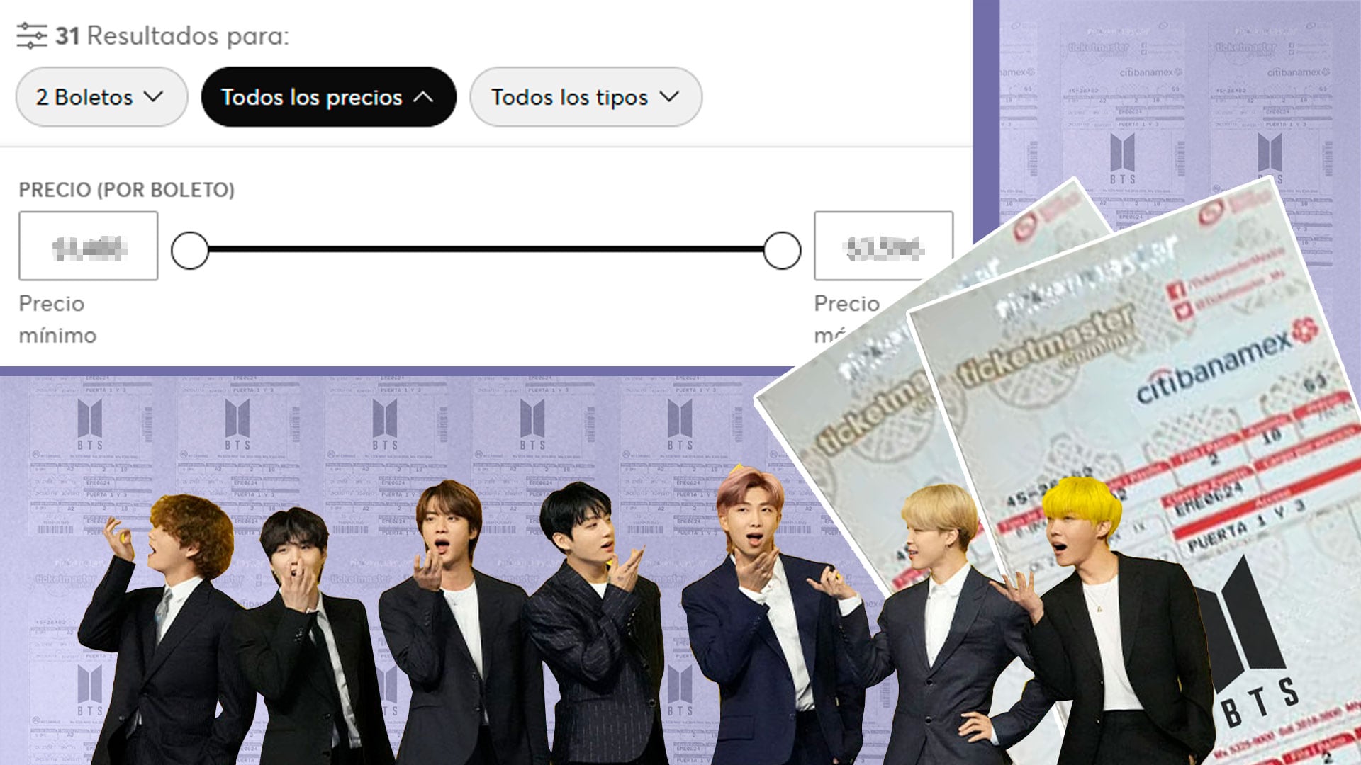 La boletera reveló los precios oficiales en México (Gemini)