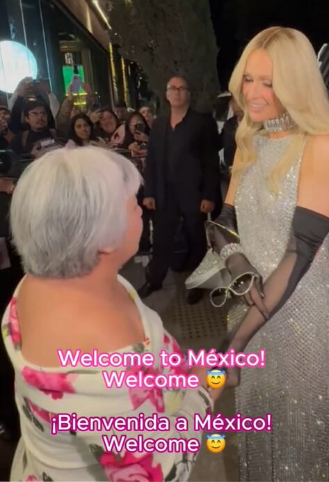 Paris Hilton se reencontró con una fan mexicana. (Tiktok/Paris Hilton)