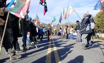 Una comunidad mapuche inició una