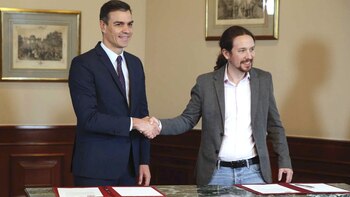 Pedro Sánchez (PSOE) y Pablo
