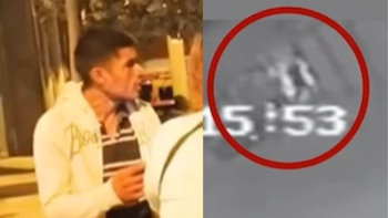 Video registran a dos personas