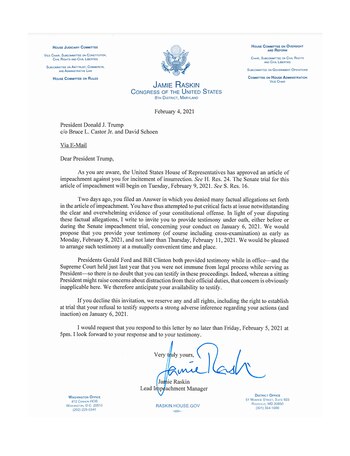 La misiva del director del