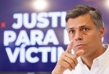 El dirigente opositor venezolano Leopoldo López