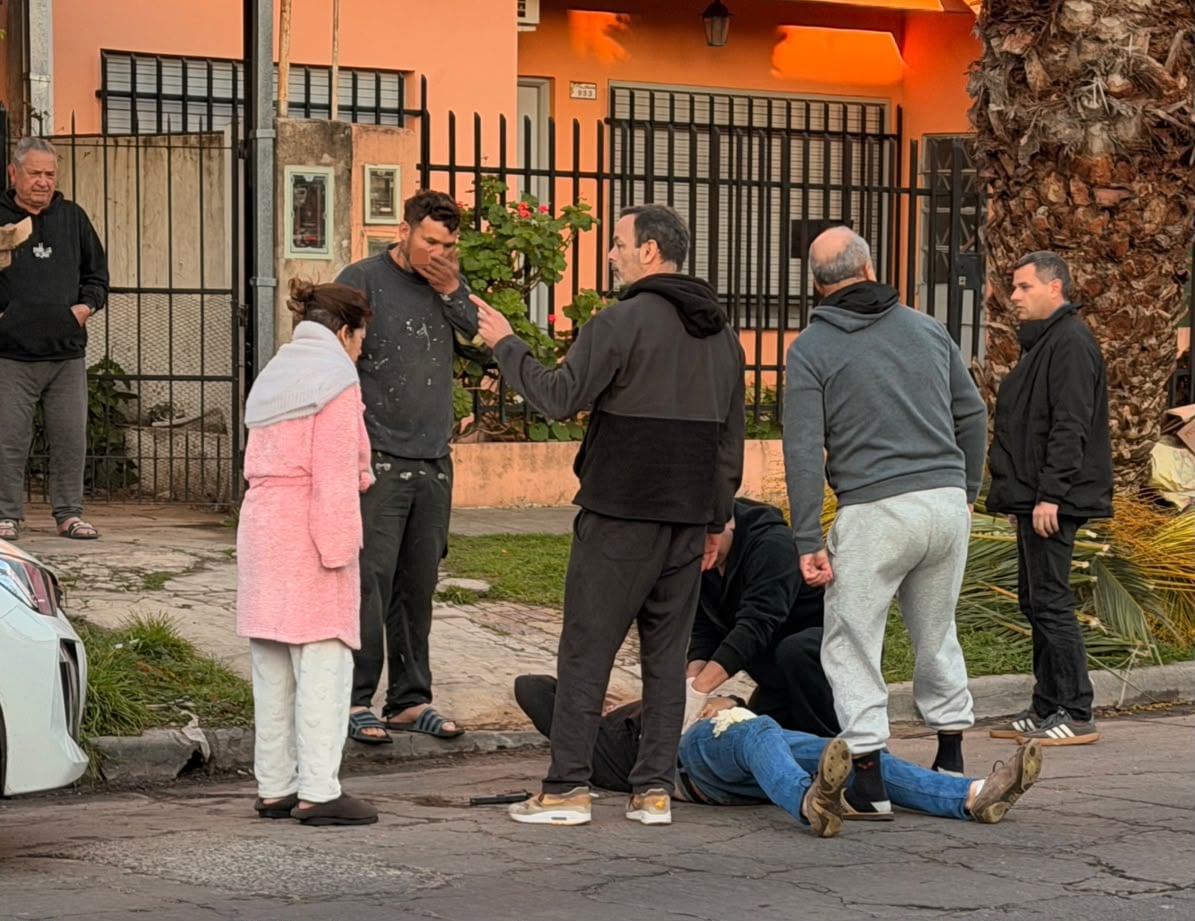 En Palomar, un hombre fue baleado en un intento de robo
