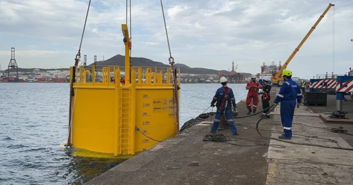 Giant Cylinder Tested in Canary Islands to Convert Sea Temperature into Endless Electricity