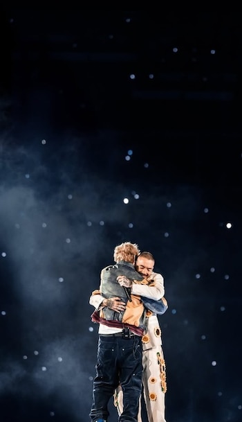 Ed Sheeran celebró el histórico