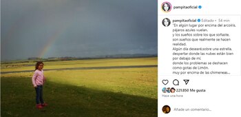 La publicación de Carolina Pampita