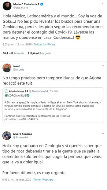 (2) 42 Tuits (Fotos: Twitter)