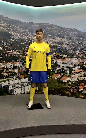 La estatua de Ronaldo en