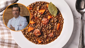 Joan Roca, chef Michelin: “Al guiso de lentejas con verduras le añado setas porque nos van a dar textura y mucho sabor”