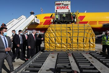 Benjamin Netanyahu participando de la