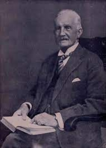 Hutton, en su vejez. Se