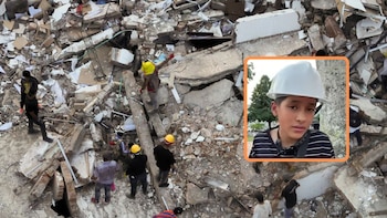 ‘El topito de Colombia’, con 13 años, se sumó al rescate tras el sismo en Pereira: removió escombros, repartió mercados y halló su vocación de rescatista