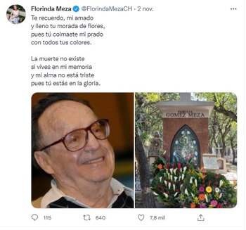 Dos versos dedicados al recordado