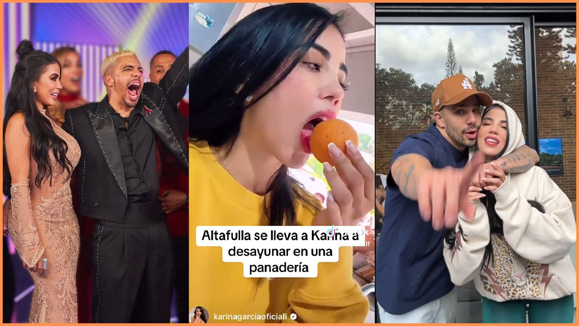 Altafulla y Karina García se fueron a desayunar en restaurante típico de Medellín - crédito @karinagarciaoficiall/Instagram