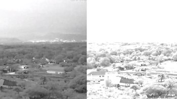 Un cuerpo celeste iluminó el