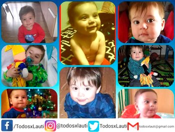 Todos x Lauti: ese el nombre de la campaña solidaria que organizaron sus padres para recaudar fondos para su operación en el exterior (@todosxlauti)