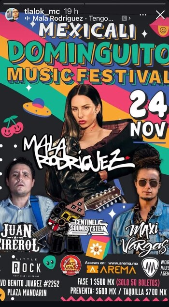 Este es el cartel de