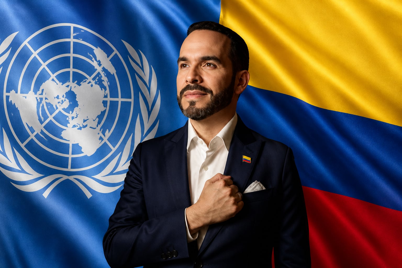 Aunque no estará en la Asamblea General 81 de la ONU, el presidente Abelardo de la Espriella ya trazó la hoja de ruta de Colombia ante el organismo multilateral - crédito Imagen Ilustrativa Infobae