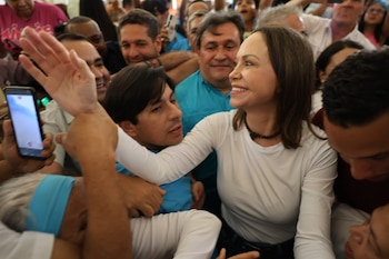 María Corina Machado anunció que está en Venezuela