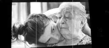 La actriz publicó la foto