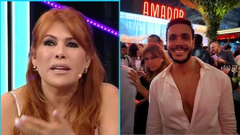 Mario Irivarren sube una foto con Magaly Medina de fondo y Jefferson Farfán no tarda en bromear: "Con mi tía"