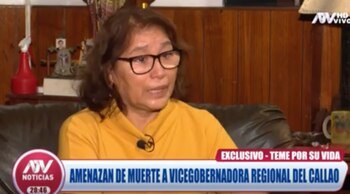 Vicegobernadora del Callao denuncia que