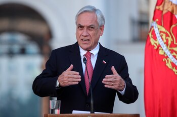 El presidente de Chile, Sebastián Piñera. EFE/ Alberto Valdés/Archivo