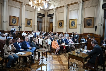 Integrantes de la comisión de