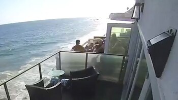 El aterrador momento en el