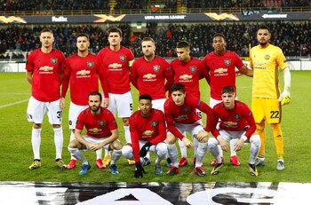 La formación del Manchester United