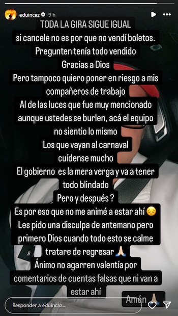 Este es el mensaje que