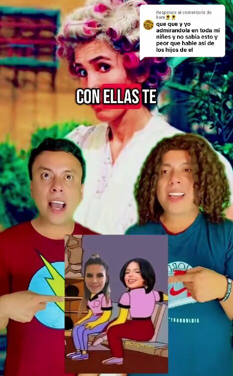 El tiktoker Roy Cuervo lanzó una parodia al ritmo de Qué bonita vecindad que ironiza sobre las declaraciones de Florinda Meza y la compara con Karla Panini y Ángela Aguilar. (TikTok / @roycuervo1)
