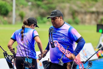 La delegación de El Salvador obtiene medallas de oro, plata y bronce en el Grand Prix de las Américas de tiro con arco. (Foto cortesía INDES)