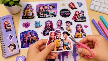 Convierte a las protagonistas de Las Guerreras K-Pop en stickers: guía para hacerlos gratis en casa