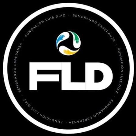 Este es el logo de la Fundación Luis Díaz, que el jugador ha puesto a disposición para ayudar a las víctimas del terremoto en Colombia - crédito FLD