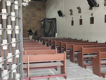 El osario en la capilla