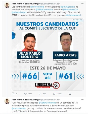 Trino abogado Juan Manuel Santos