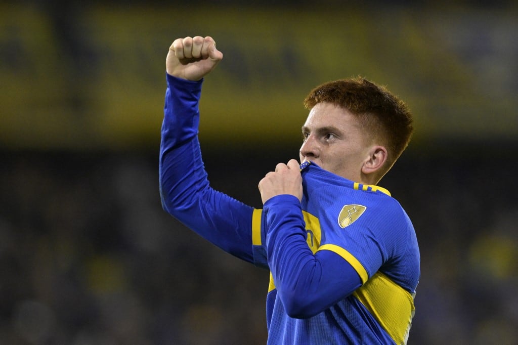 El Colo Barco jugó 35 partidos con Boca y fue una de las figuras de la Copa Libertadores 2023, donde el Xeneize perdió la final contra Fluminense (JUAN MABROMATA / AFP)