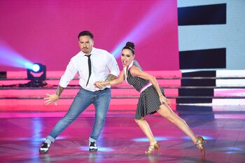 Fede Bal y Soledad Bayona deslumbraron en la pista del Bailando 2019. Al finalizar su coreografía, el actor contó que vivió un reencuentro con Bianca Iovenitti (Foto: Prensa Laflia)