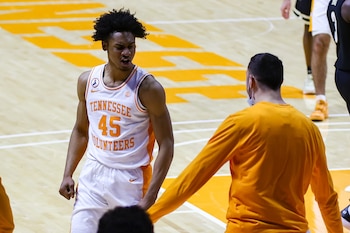 Keon Johnson se destacó en la Universidad de Tennessee (Credit: Randy Sartin-USA TODAY Sports)