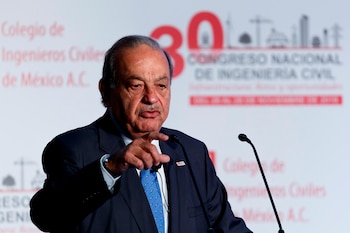 El multimillonario mexicano Carlos Slim