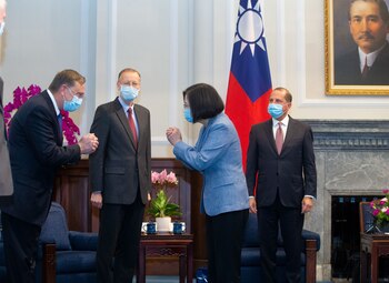 La presidenta de Taiwán, Tsai