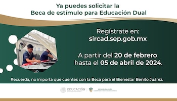 Esta beca funciona únicamente como