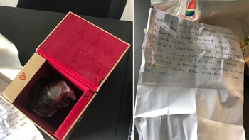 La nota enviada con la