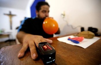 A man receives a post