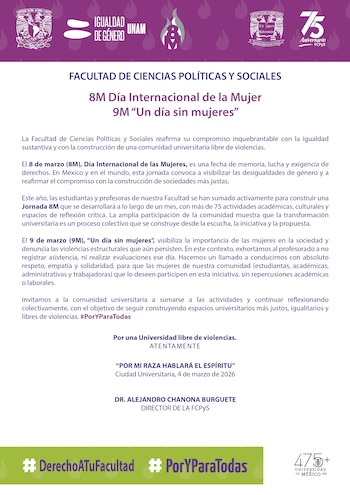 La Facultad de Ciencias Políticas