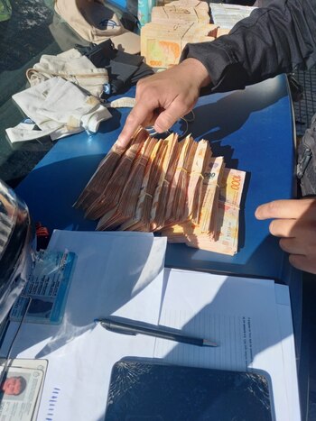 El sospechoso tenía la mochila